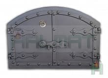 Чугунная дверца печки Halmat с термометром Венгерская H2102 смотреть фото